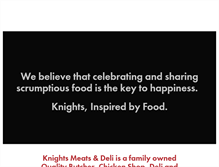 Tablet Screenshot of knightsmeats.com.au